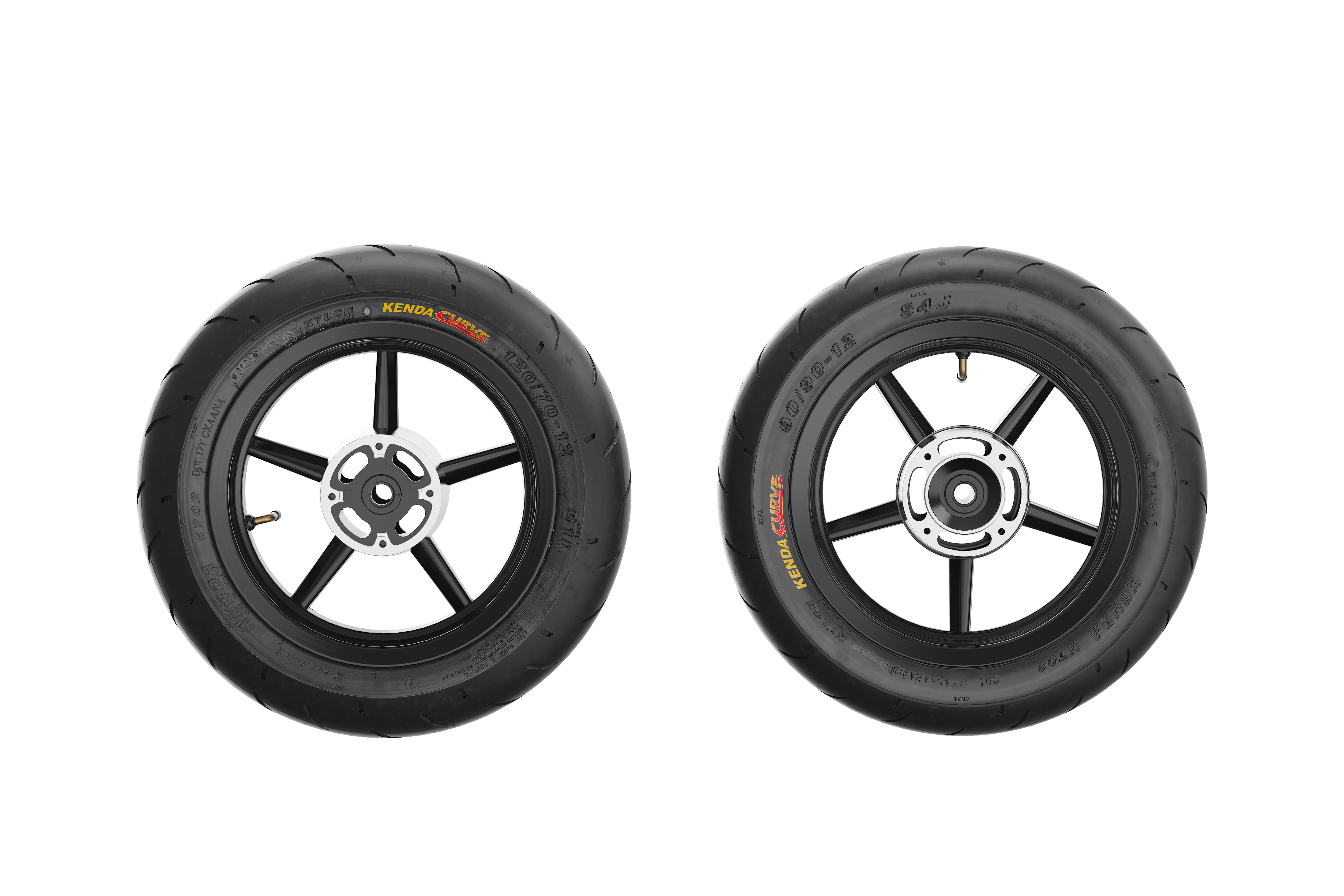 Yozma Electric Dirt Bike Street Tire Set (Front & Rear) – IN 10 Only